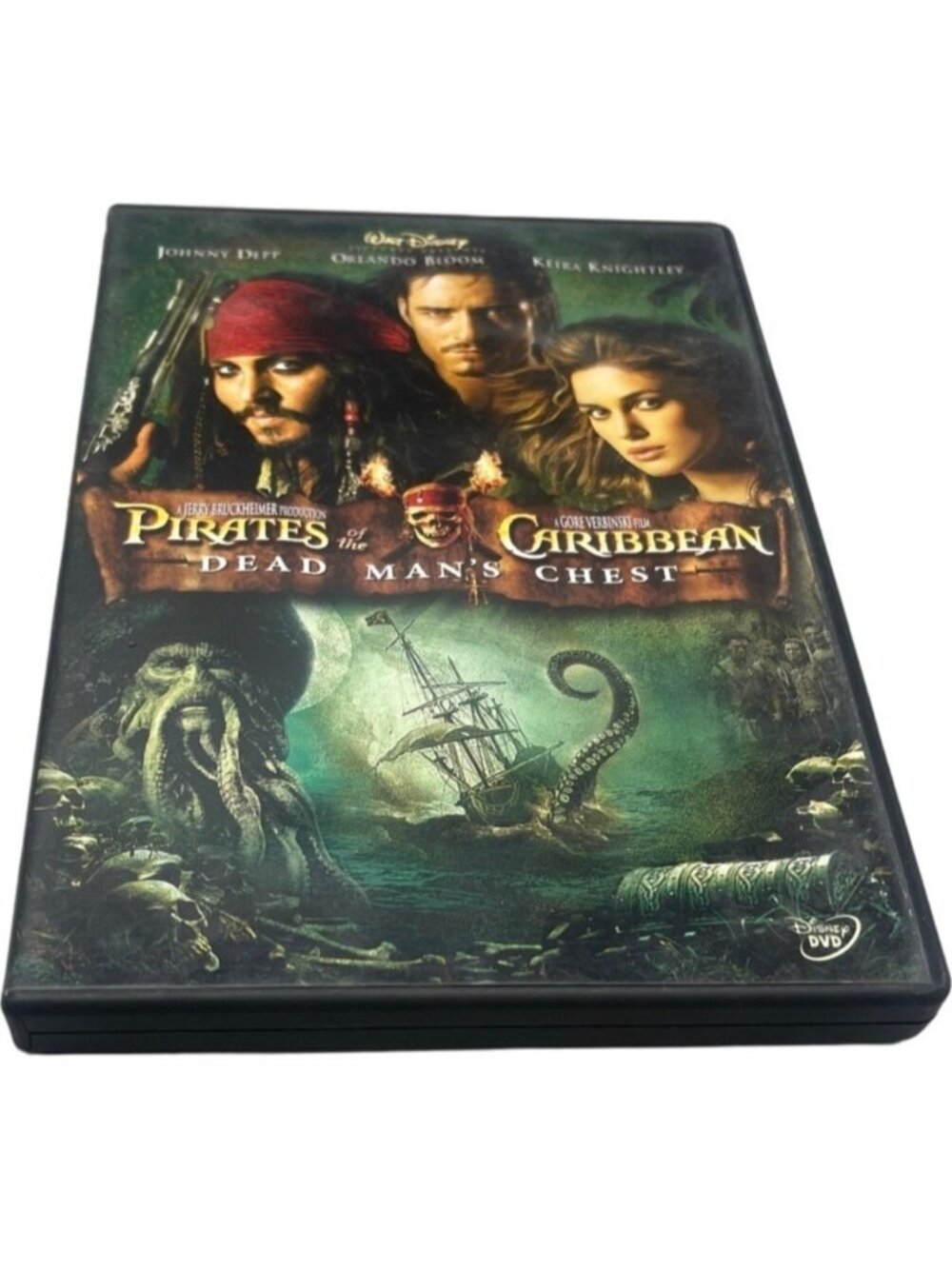 Walt Disney Pirates of the Caribbean Dead Man's Chest dvd Johnny Depp READ
